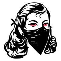 ALL MASKED UP // FRONT + BACK Design